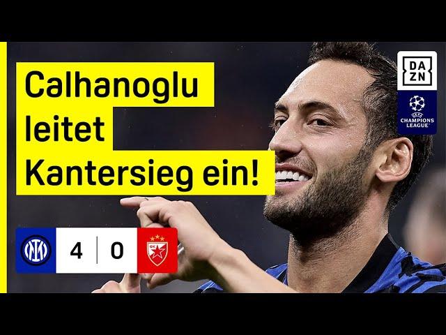 Calhanoglus Traumtor macht den Anfang: Inter - Roter Stern | UEFA Champions League | DAZN