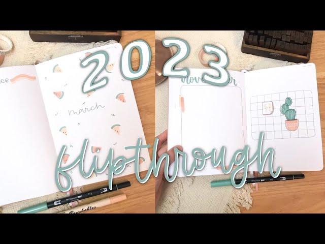 2023 BULLET JOURNAL | Custom Bullet Journal Flip through #71 | 2023 bullet journal setup