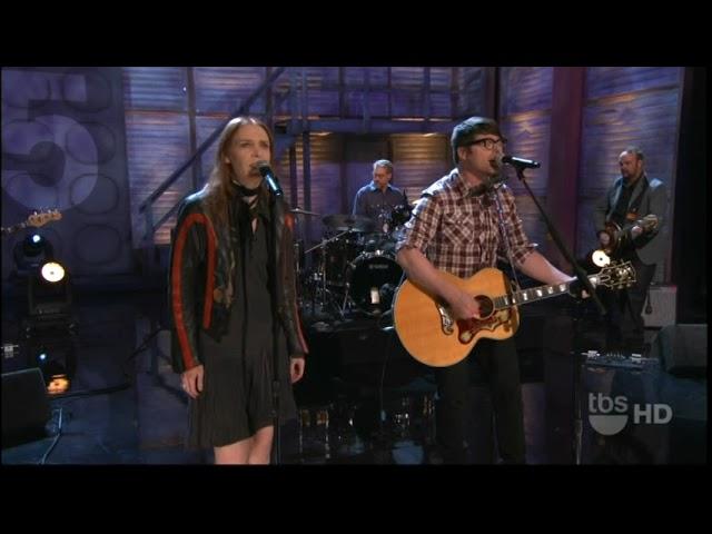 TV Live: The Decemberists with Gillian Welch - "Down By the Water" (Conan 2011)