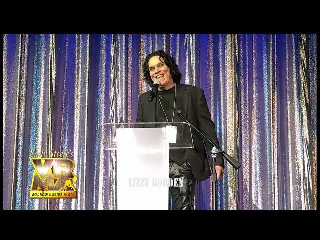 LIZZY BORDEN HONORED AT SALLY STEELE'S VEGAS ROCKS AWARDS!