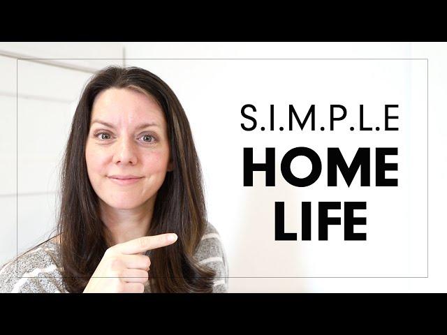 MINIMALISM LIFESTYLE | tips for a simple home life