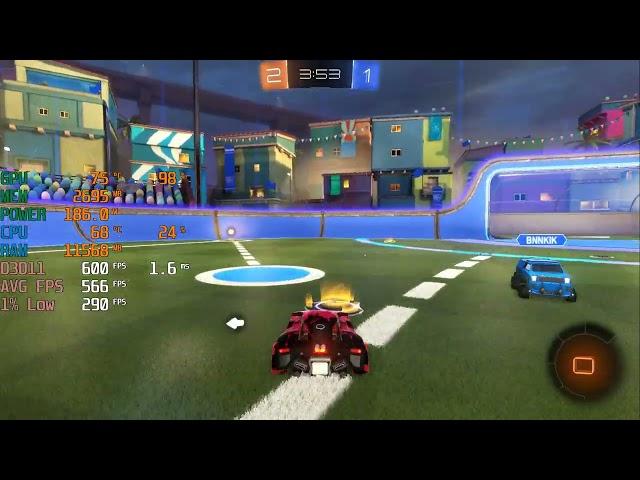 Rocket League - Ryzen 5 5600 + RTX 4070 Super - 1080p Max Settings - Benchmark Fps Test