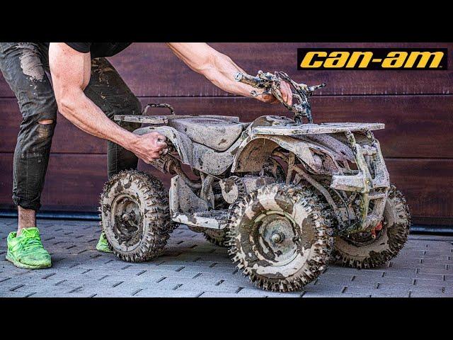 Kids CAN-AM Outlander ATV 49cc - Restoration Abandoned Mini ATV