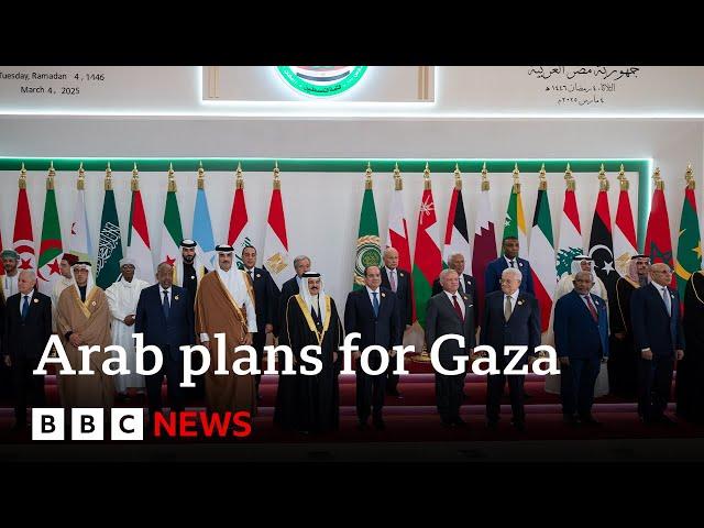 US and Israel reject Arab alternative to Donald Trump's Gaza plan | BBC News