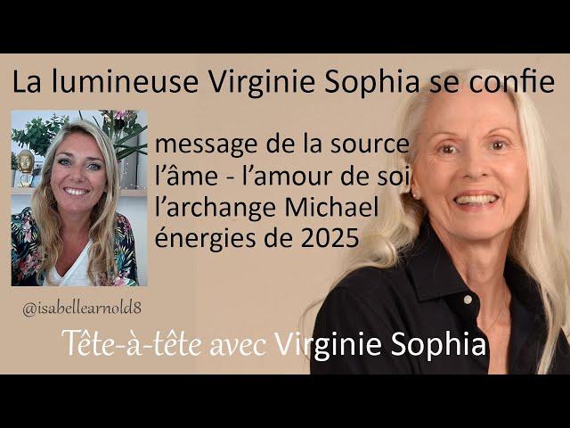 Virginie Sophia canal et médium messagère de la source.