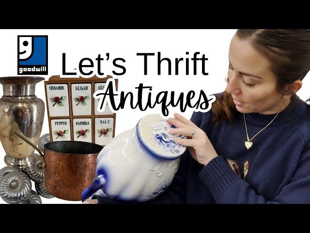 Thrift with Me Antique Home Decor At Goodwill For a Cozy Cottage Style