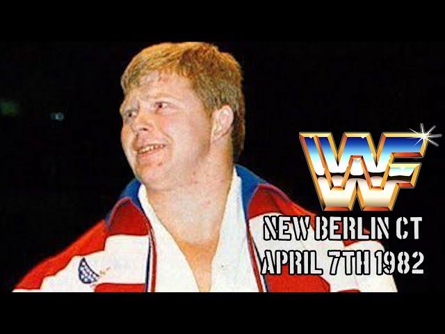 WWF New Berlin, CT April 7th, 1982 (Bob Backlund vs Mr. Saito) :: New England Wrestling History