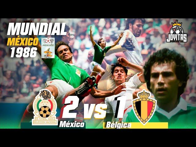 The DEBUT of the Tricolor in the World Cup in Mexico 1986 vs Belgium