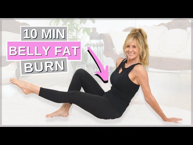 10 Minute AB WORKOUT For Women Over 50 // Beginner No Equipment!