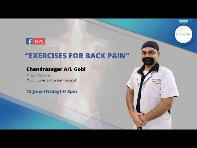 Doctors Go Live: Exercises for Back Pain