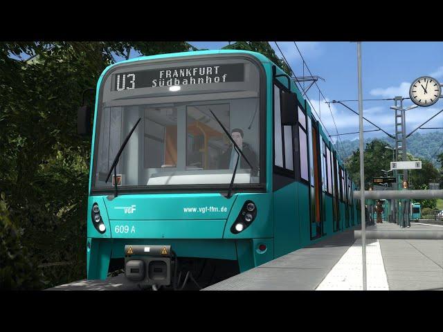 Train Simulator 2019: Frankfurt U-Bahn - U5-50 - U3 Hohemark to Südbahnhof