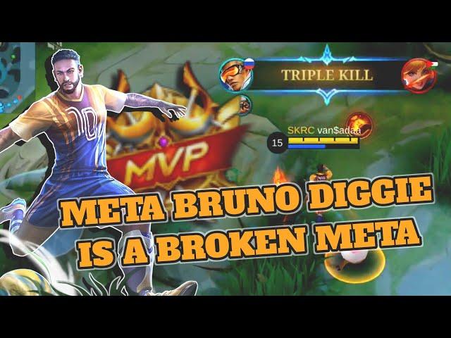 META DIGGIE BRUNO IS A BROKEN META S29 - Mobile Legends Bang Bang