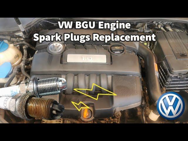 BGU 1.6L Engine Spark Plugs Replacement | VW Golf MK5 1K1