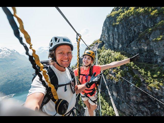 The perfect climb  - Via Ferrata Loen