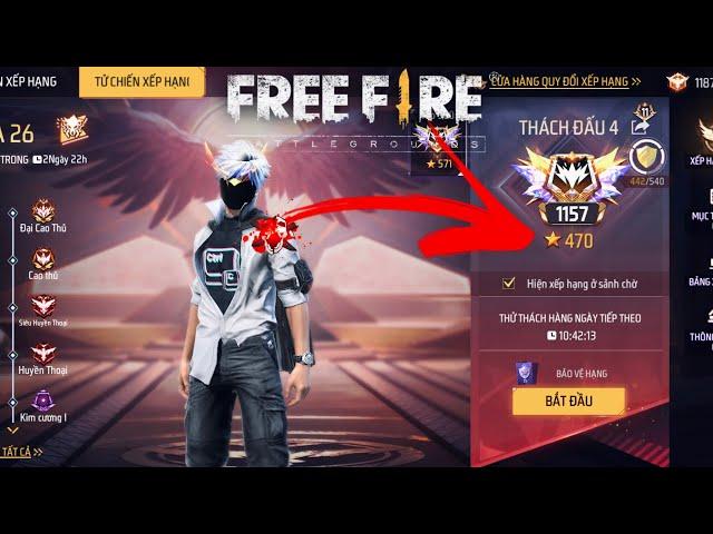 [Free Fire] Leo Rank Thách Đấu Tử Chiến 470⭐️ | Tuna