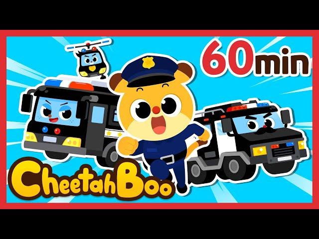 ‍️Let's Go! Heroes | Police Squad Rescue Team Compilation | Kids Song | Nursery rhymes #Cheetahboo