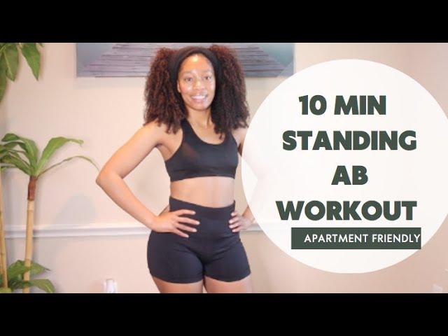 10 MIN STANDING AB WORKOUT II AT HOME II NO EQUIPMENT