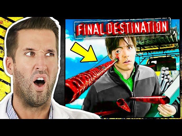 Doctor ER Reacts to Final Destination Injuries | Compilation