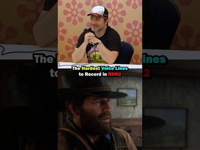 Arthur Morgan's Actor's HARDEST Voice Lines 