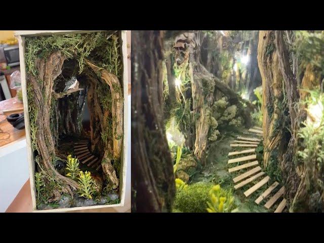 Filmmaker Creates Amazing Enchanted Forest Book Nook