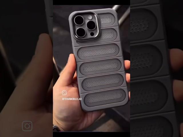 Grey Soft Shell Phone Case & Heat Dissipation Protective Hard Case compatible with iP Series 16 15