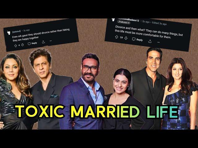 TOXIC MARRIED LIFE OF BOLLYWOOD COUPLES | WHY DO THEIR WIVES NOT LEAVE THEM | EXTRA MARITAL AFFAIRS