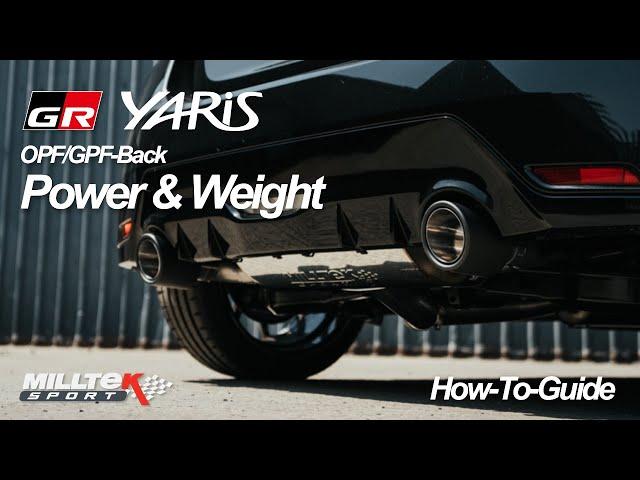 GR Yaris Milltek Exhaust | How To Fit + Power & Weight Comparison!