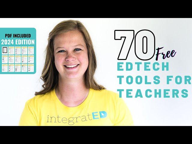 70 Free Tech Tools for Teachers | 2024 Edition