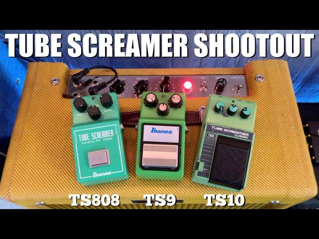 Tube Screamer Shootout! Ibanez TS808 vs TS9 vs TS10