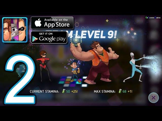 Disney Heroes Battle Mode Android iOS Walkthrough - Part 2 - CH1: Sunrise Line