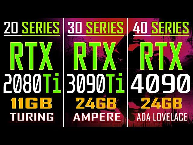 RTX 2080Ti vs RTX 3080Ti vs RTX 4090 // PC GAMES BENCHMARK TEST //