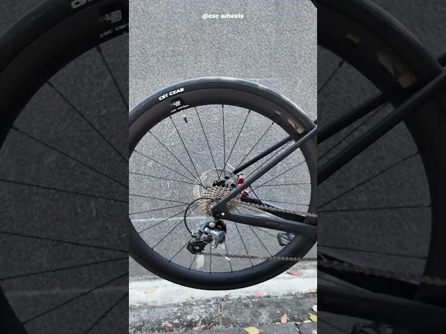 Guess how long this wheel set can last when idling? #csc #cscwheels#asmr#bike