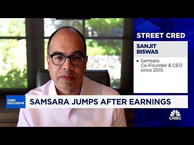 Samsara CEO Sanjit Biswas on strong growth in Europe