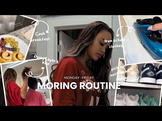 My typical morning routine Monday through Friday shorten into a minute and a half video ￼!