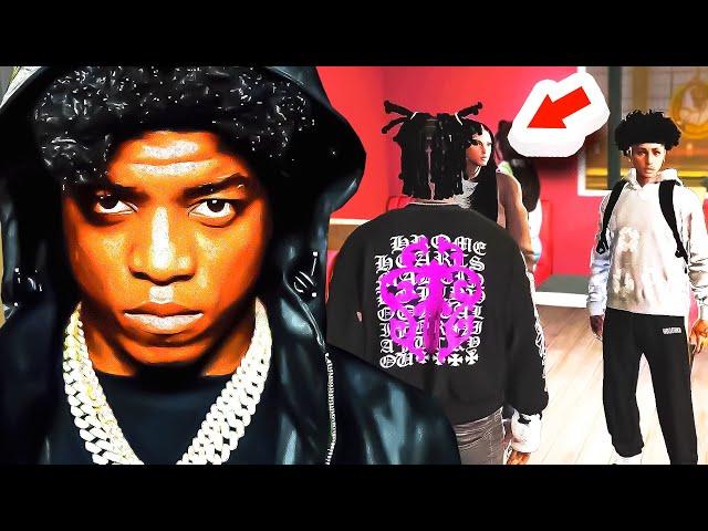 Yungeen Ace "Daquan Jones” Whole Hood Pulled Up At The Chicken And Waffles Spot | The Towns RP