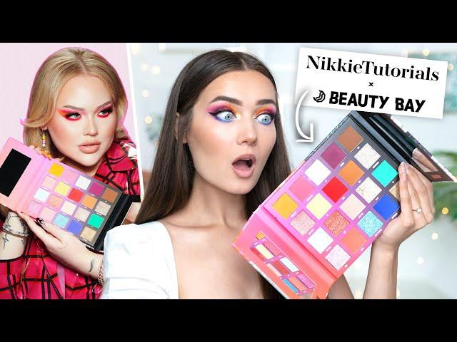 TESTING NIKKIE TUTORIALS X BEAUTY BAY PALETTE!