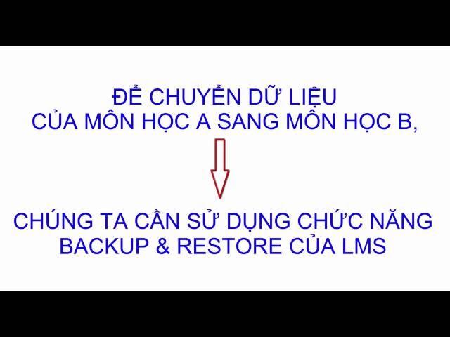 Backup & Restore