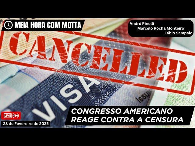 Congresso americano reage contra a censura