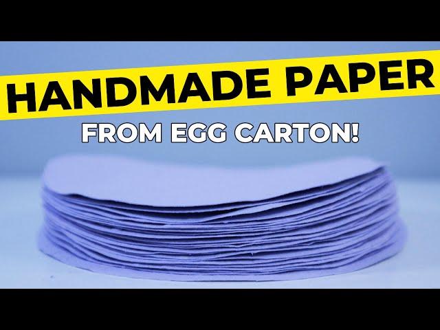 DIY | How to make handmade paper from recycled materials - PAPER MAKING