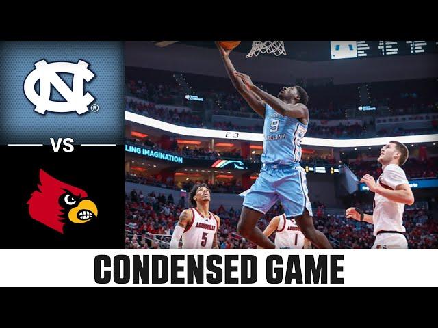 North Carolina vs. Louisville Condensed Game | 2024-25 ACC Men's Basketball