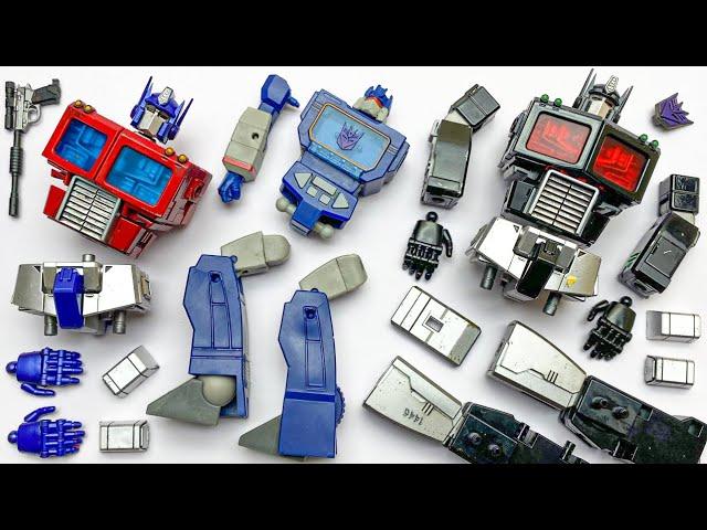 TRANSFORMERS ONE Autobots & Deceptions Build: Prime OPTIMUS NEMESIS SOUNDWAVE & LegoBank Stopmotion