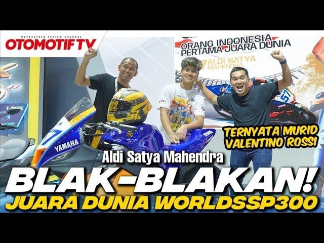 TERNYATA MURID VALENTINO ROSSI, ALDI SATYA BLAK-BLAKAN JUARA DUNIA WSSP300 l Otomotif TV