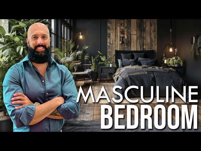 Creating a Masculine Bedroom | Bachelor Pad Design Ideas