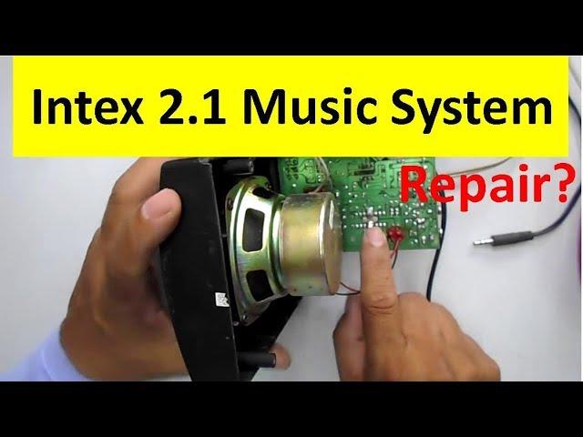 How to Repair a Fully Dead Intex 2.1 Music System Easily - Model IT 880B