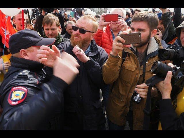 "Бойцовский клуб" депутата Милонова 1 мая в Петербурге