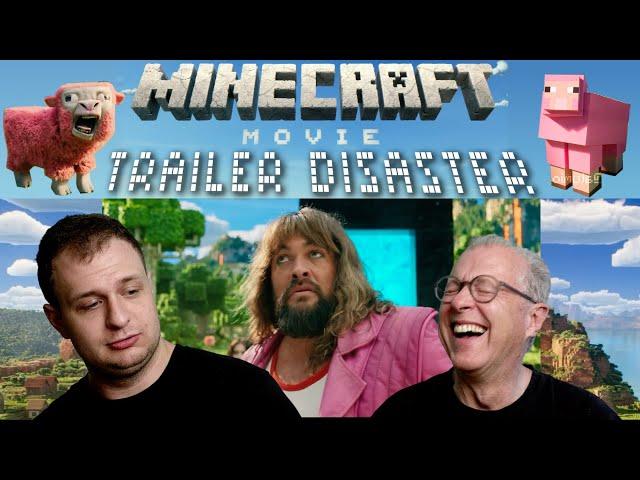 Minecraft movie trailer disaster. BONUS FOOTAGE OF HOW IT SHOULD BE DONE.