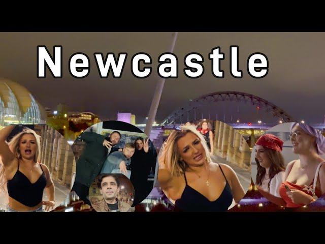 Newcastle Halloween Nightlife Night walking tour-winter 2024|| 4k HDR Vilog By Shizi King