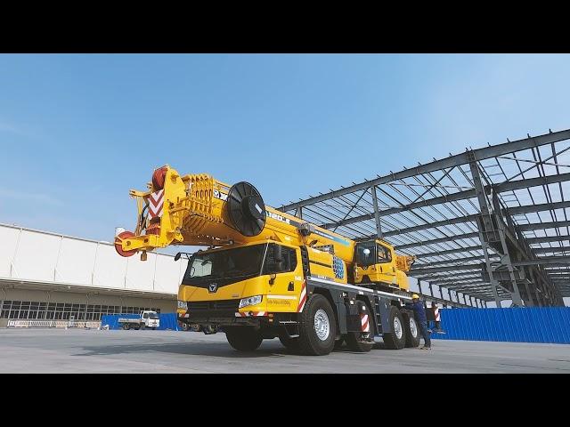 Sneak peek at the all-new XCA120_E all-terrain crane from XCMG