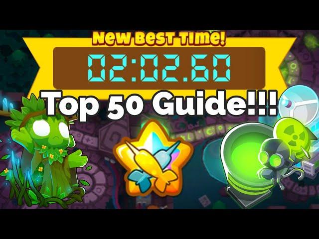 Btd6 Race #307 “Ancient Strategies” in 2:02.60 Top 50 Guide!!!