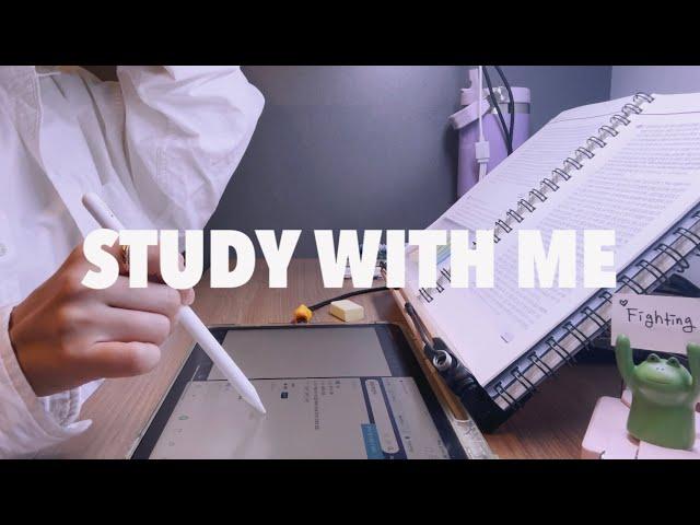 10-HOUR Study With Me,No music, Real sound,ASMR,pomodoro 50/10